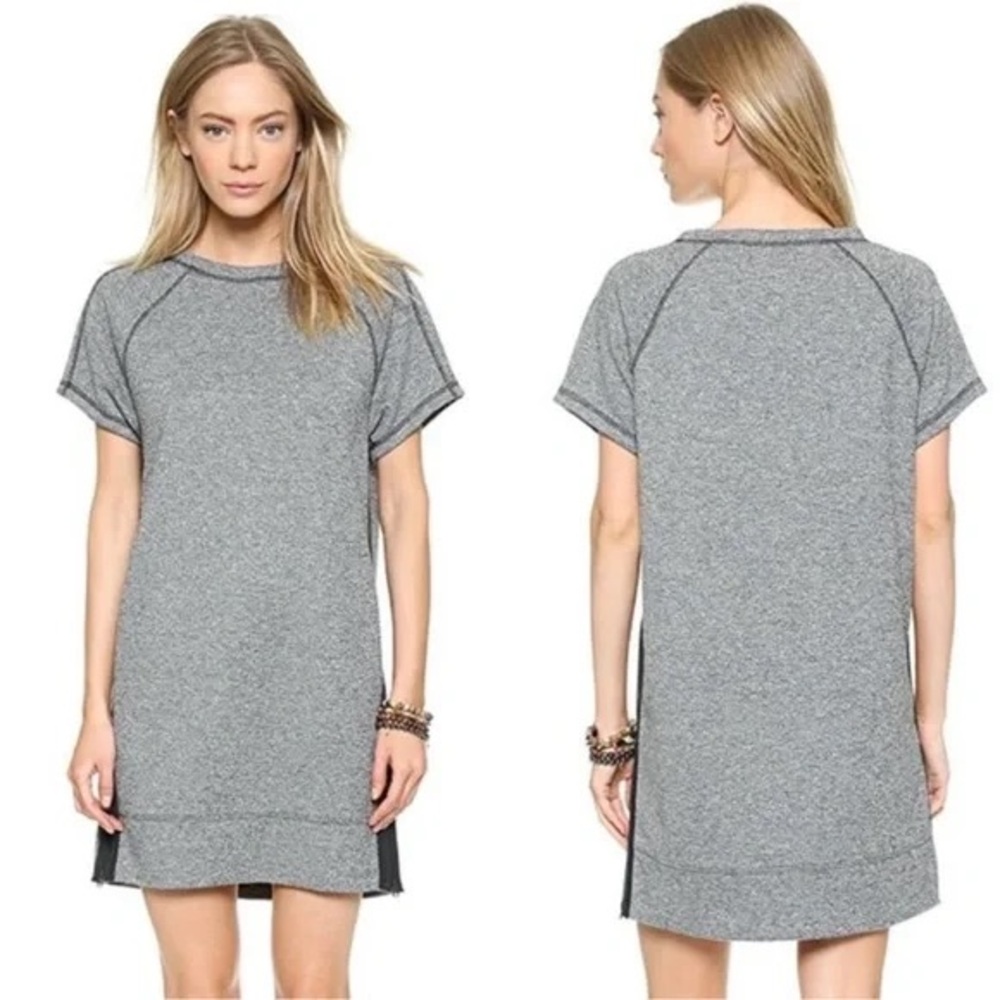 Madewell Casual Zip on Sides Shift Shirt Dress-XS